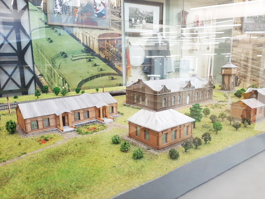 Макет вокзала