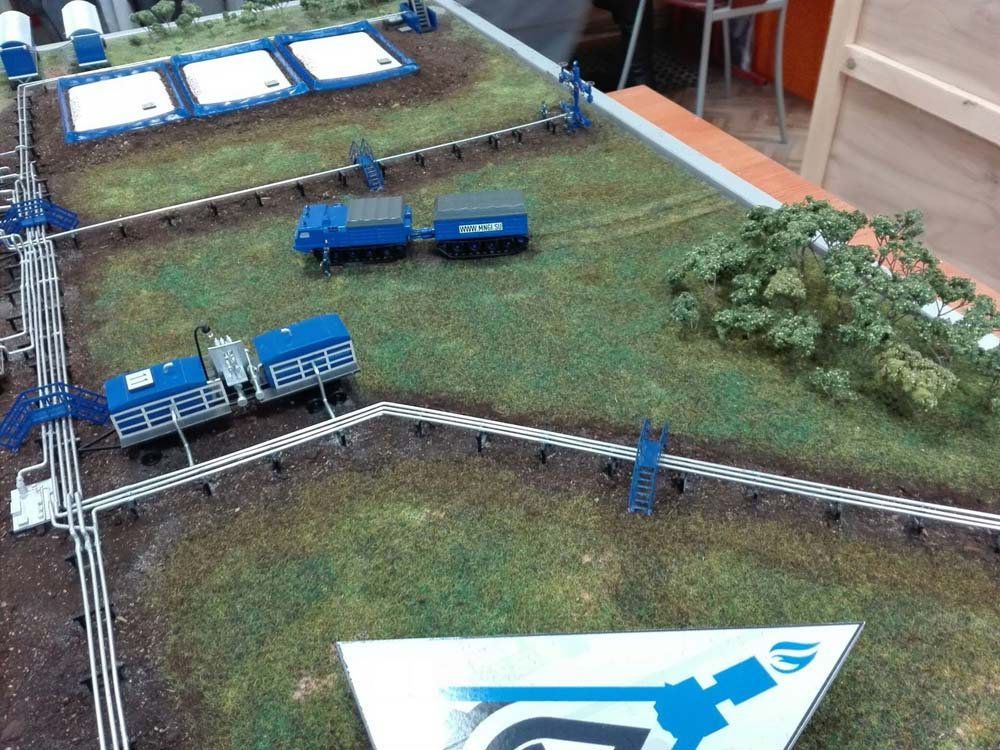 Макет катодной защиты газопровода