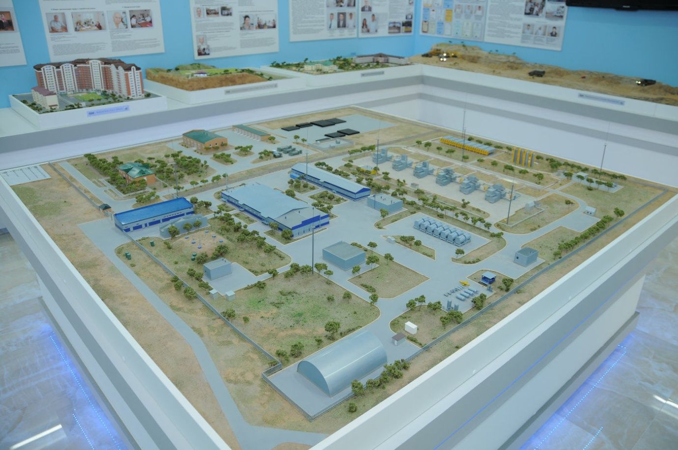 Макет катодной защиты магистрального газопровода