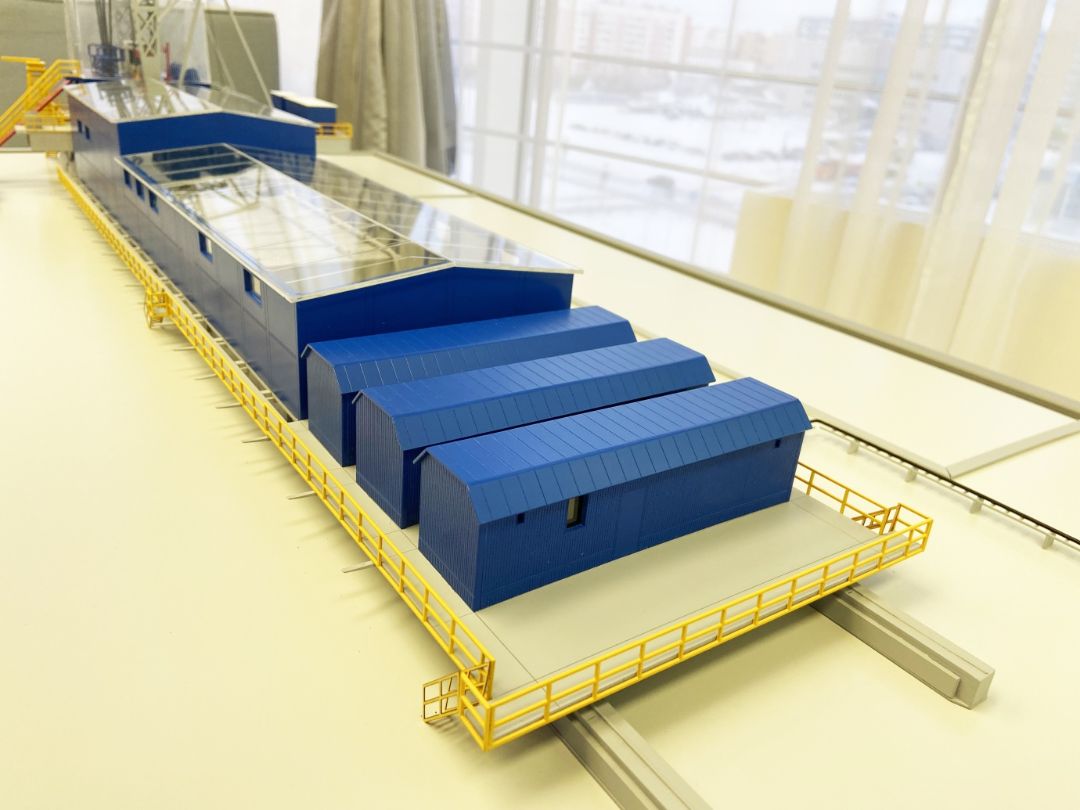 Макет линейной части газопровода