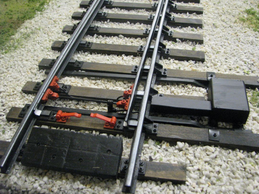 Макет стрелочного перевода