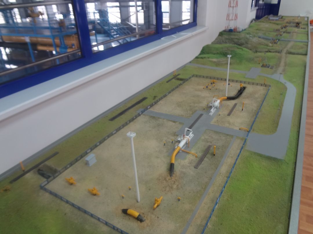 Макет линейной части газопровода