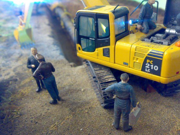 Макет линейной части газопровода