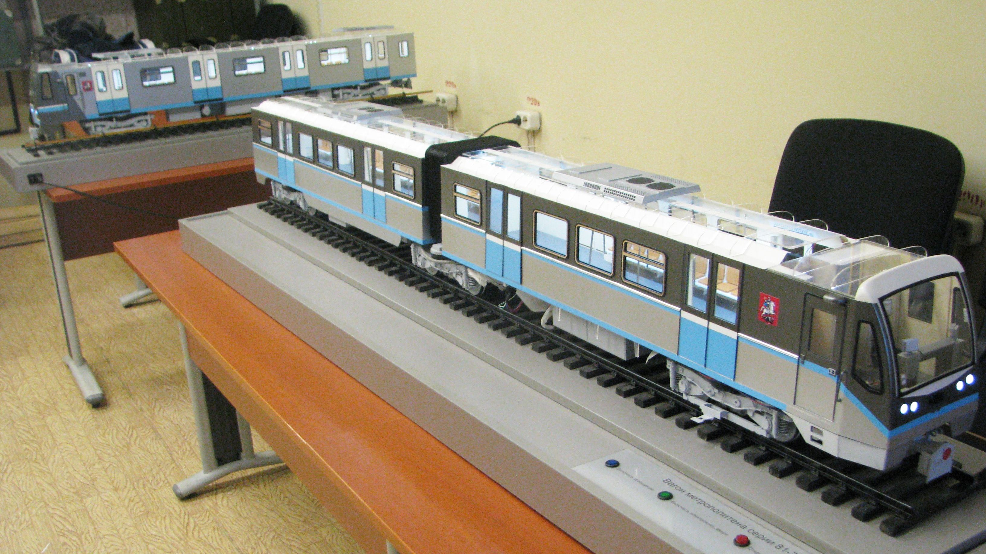 Макет вагона метро