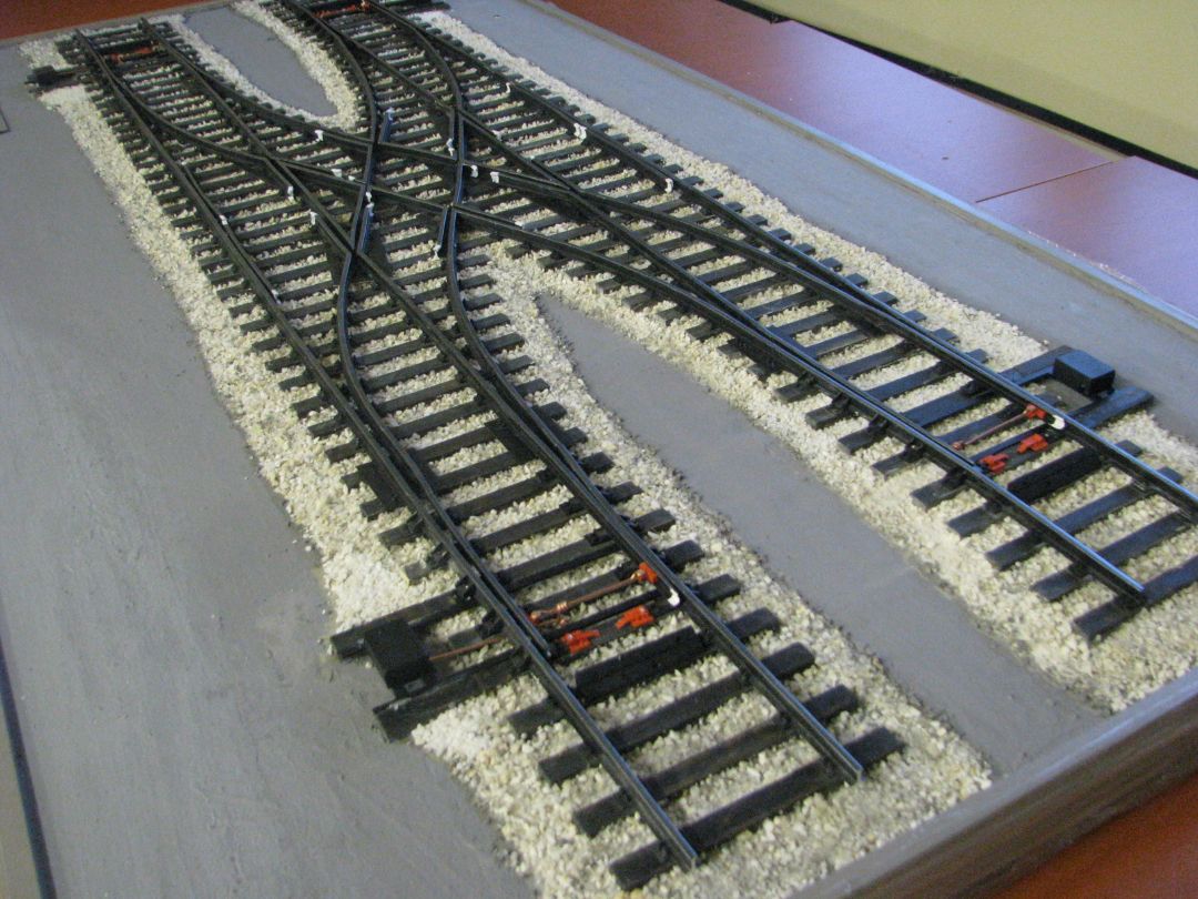 Макет стрелочного перевода