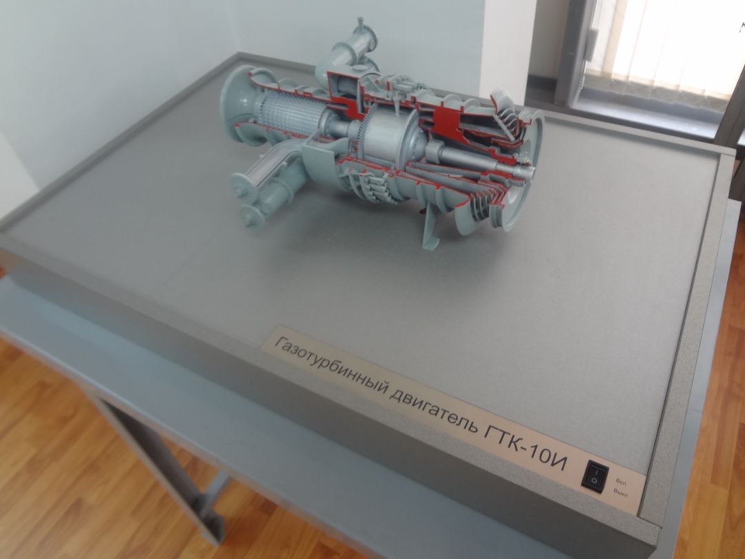 Макет газотурбинного двигателя ГПА