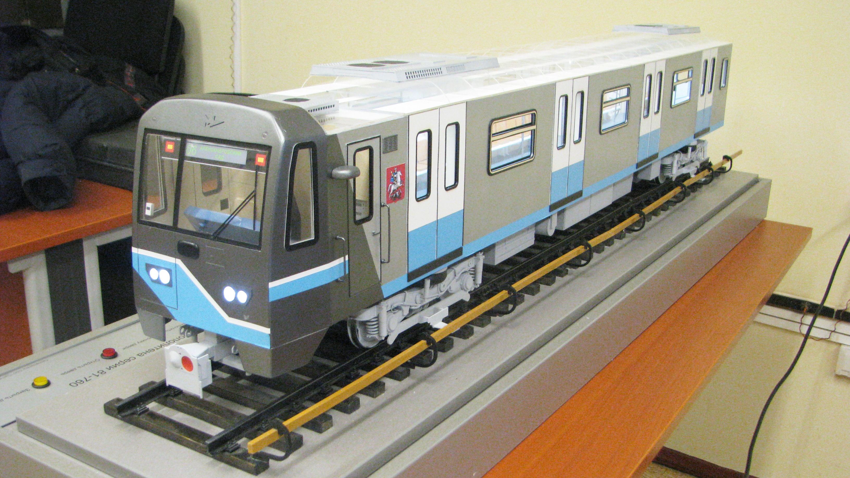 Макет вагона метро