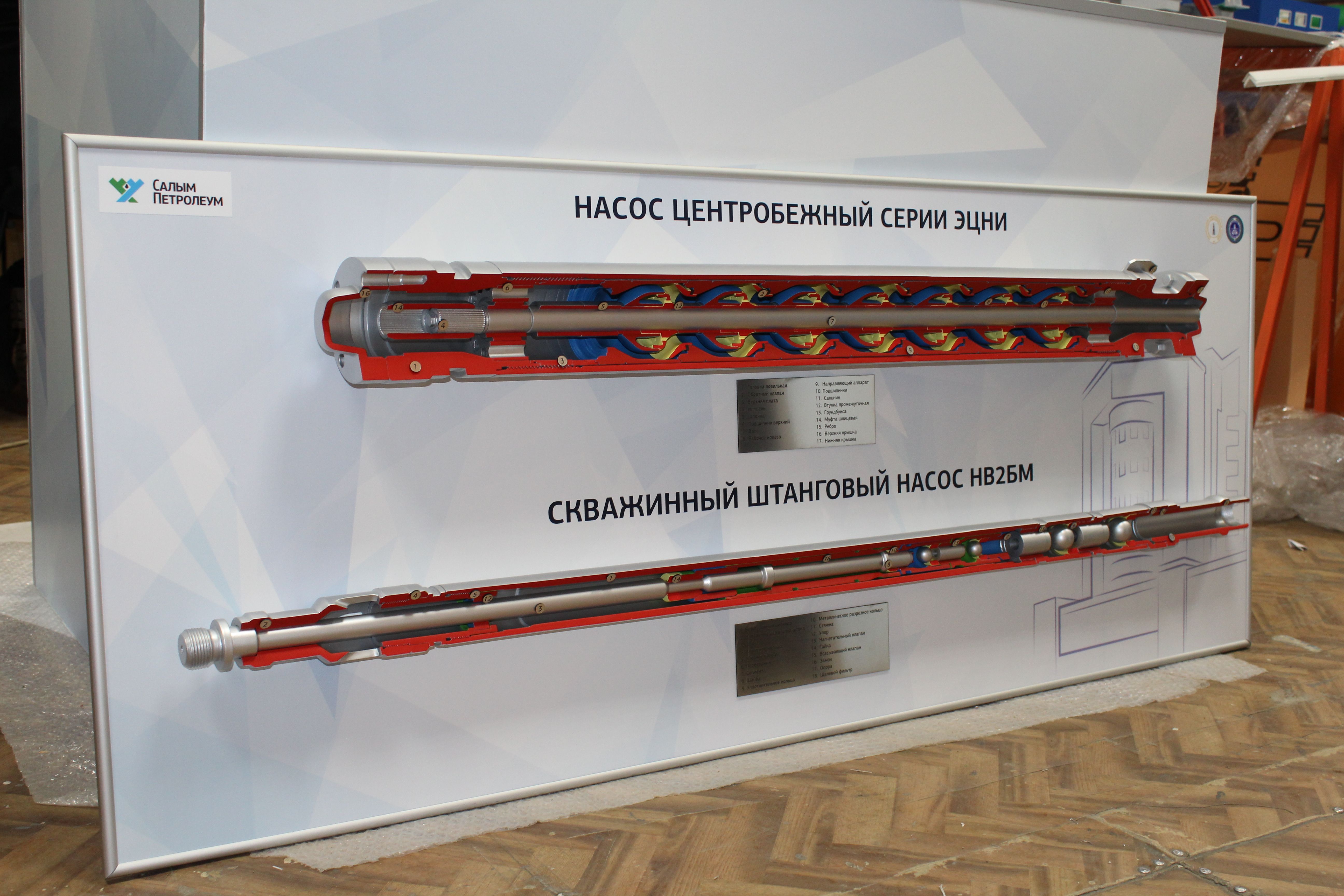 Макет нефтегазового оборудования