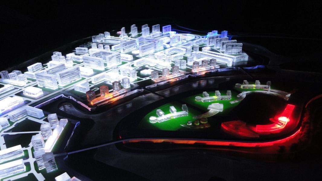 Макет жилого комплекса