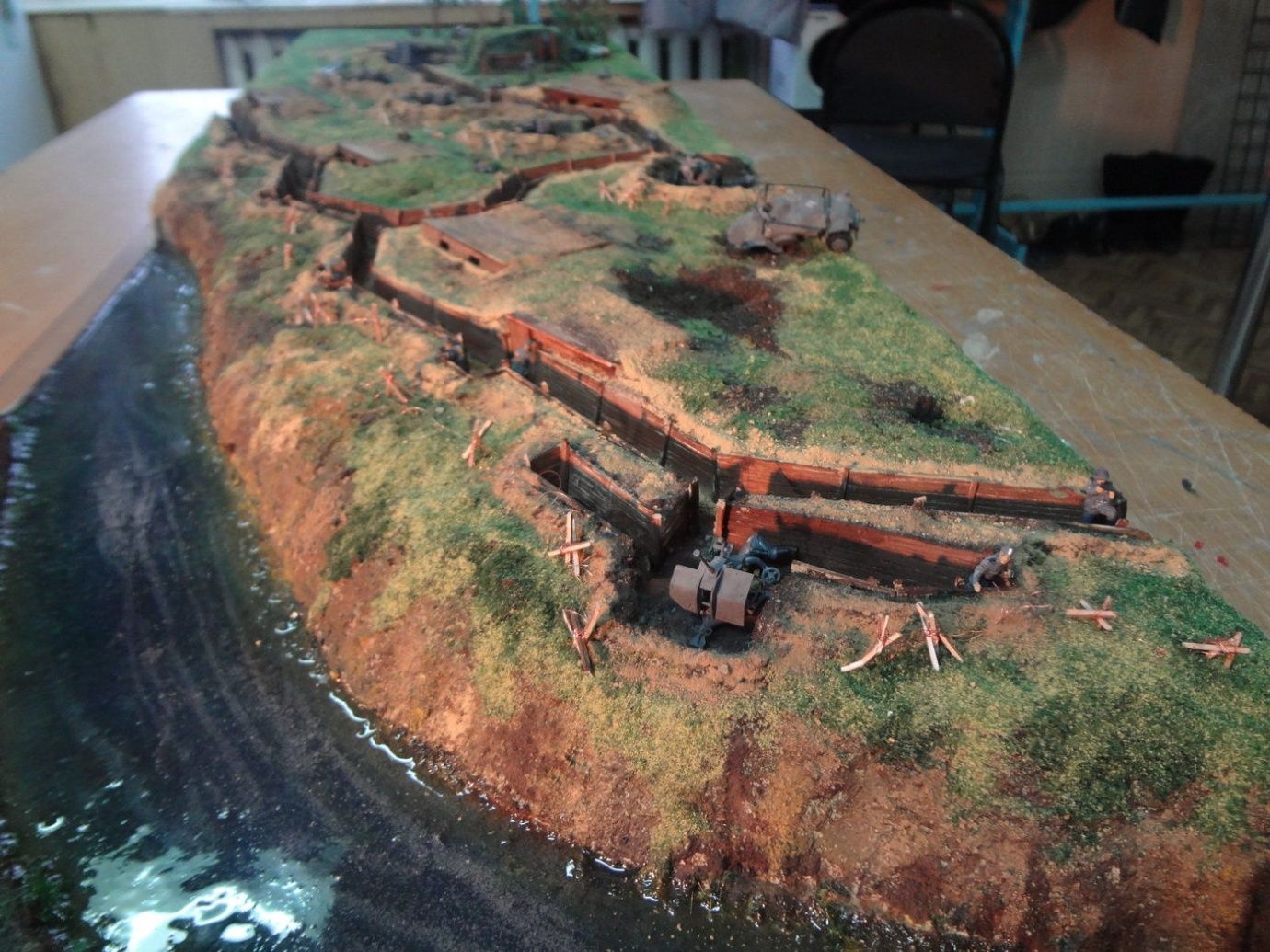 Макет добычи, подготовки нефти