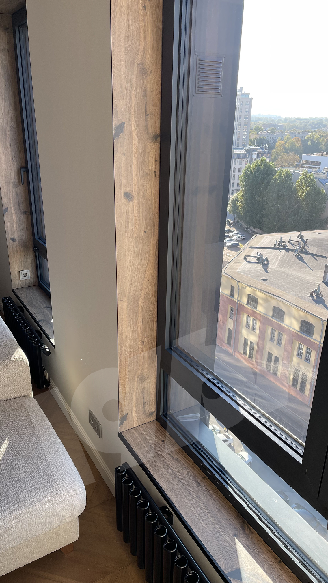 подоконник и откосы под дерево