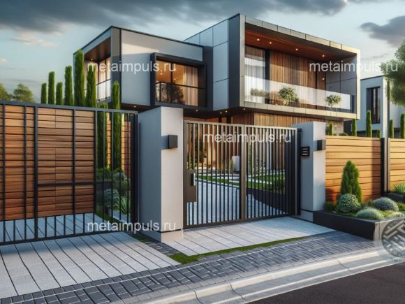 дизайнерский забор ранчо