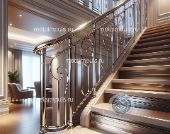 красивые перила из нержавейки