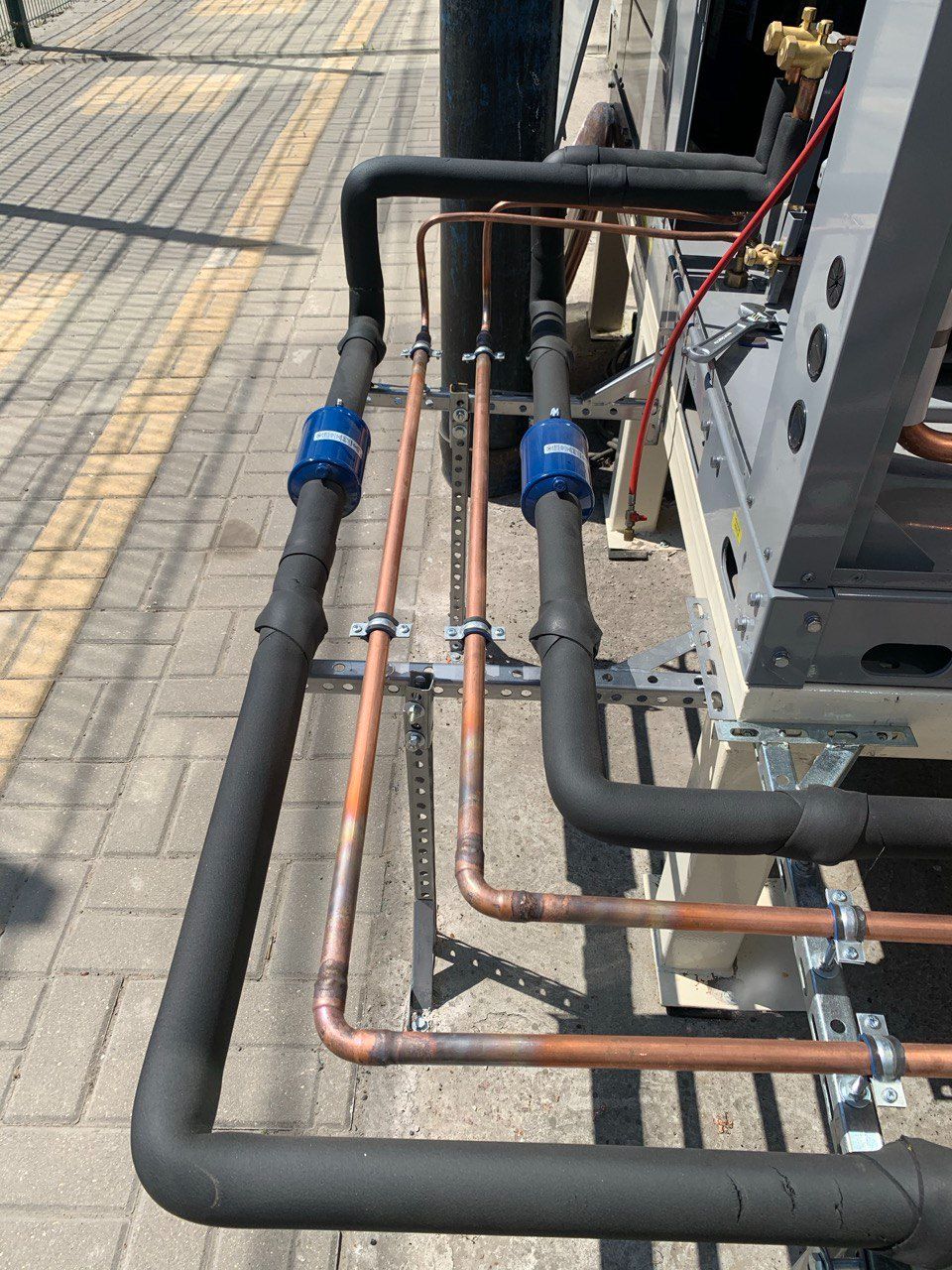 Медная трасса для воздухоохладителей