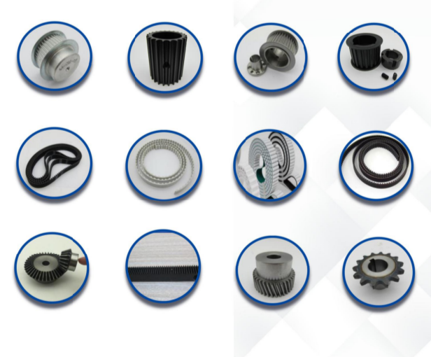 Элементы различных передач станков с ЧПУ