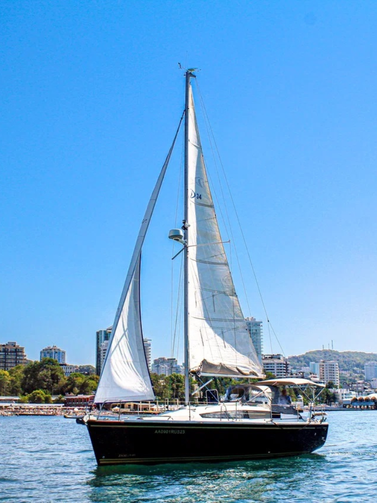 Аренда яхты с парусами в Сочи