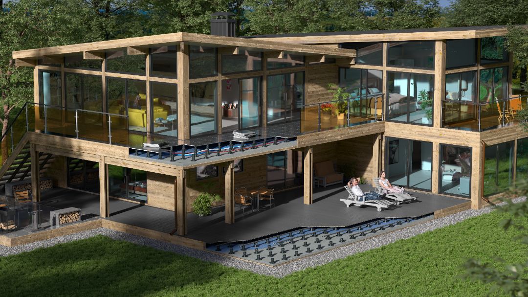 DORTMAX -коттедж в разрезе