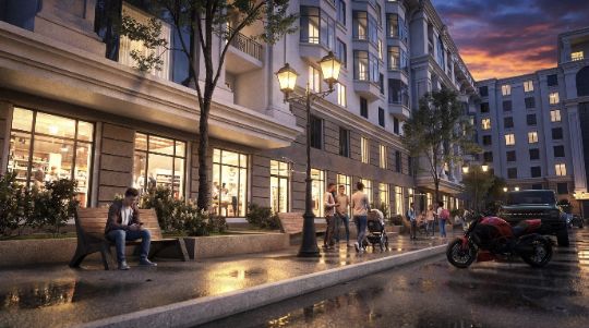 ЖК ГРИН  -3д рендер