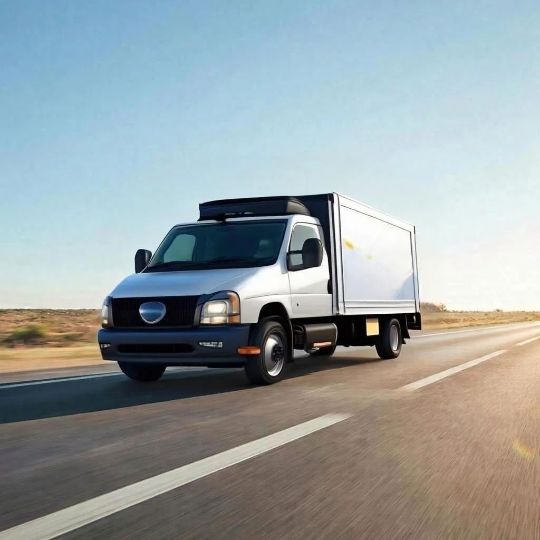 Машина доставки в дороге