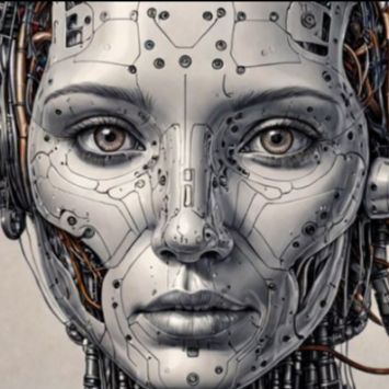 Это изображение может символизировать сложность и глубину знаний, которые искусственный интеллект стремится понять и обработать.