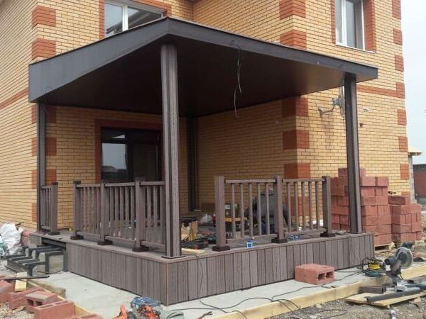 Монтаж террасы и ограждений дпк