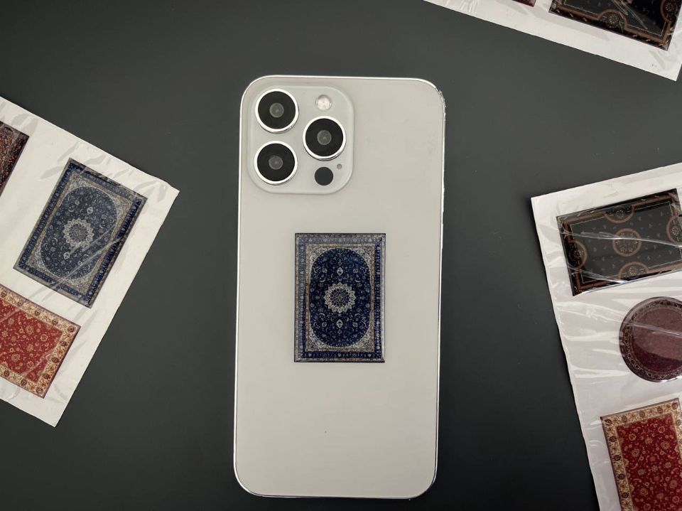 3d стикер со смолой