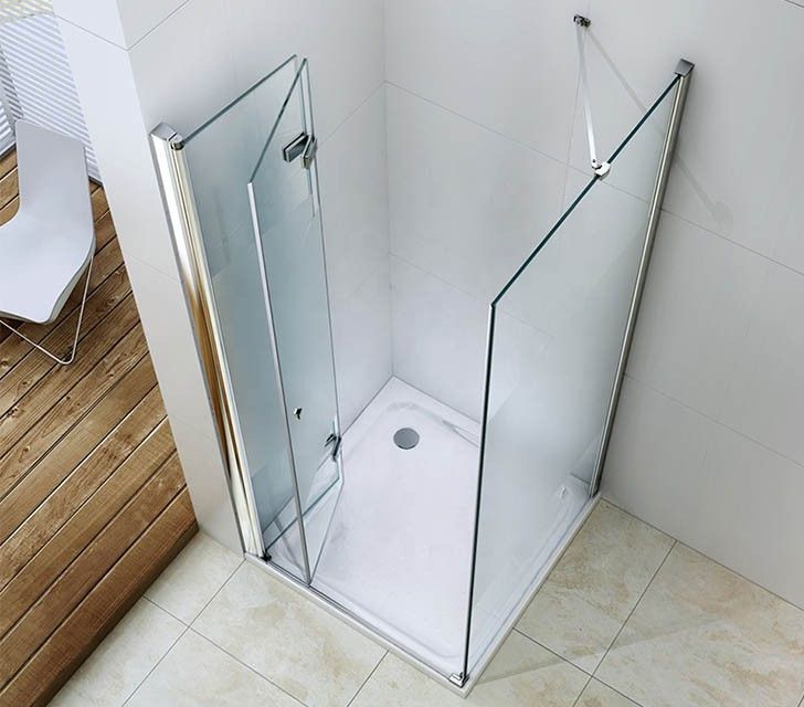 Душевая кабина из закалённого стекла