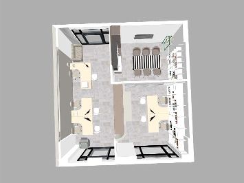 перепланировка офиса современный дизайн после 3dplanirovka перепланировка3D ofis-sanktpeterburg план docklands family
