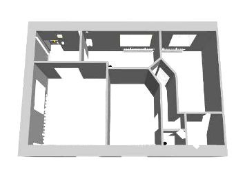 перепланировка квартиры план исходный гагаринская 68 м2 до 3dplanirovka перепланировка 3d