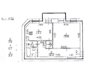 перепланировка квартиры 52м2 спб моховая ул до 3dplanirovka перепланировка 3d