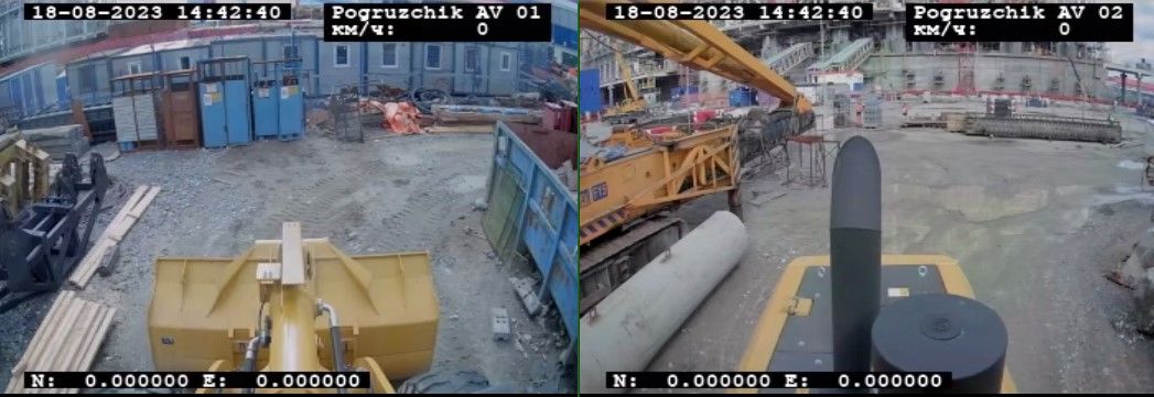 Установка видеонаблюдения на погрузчик
