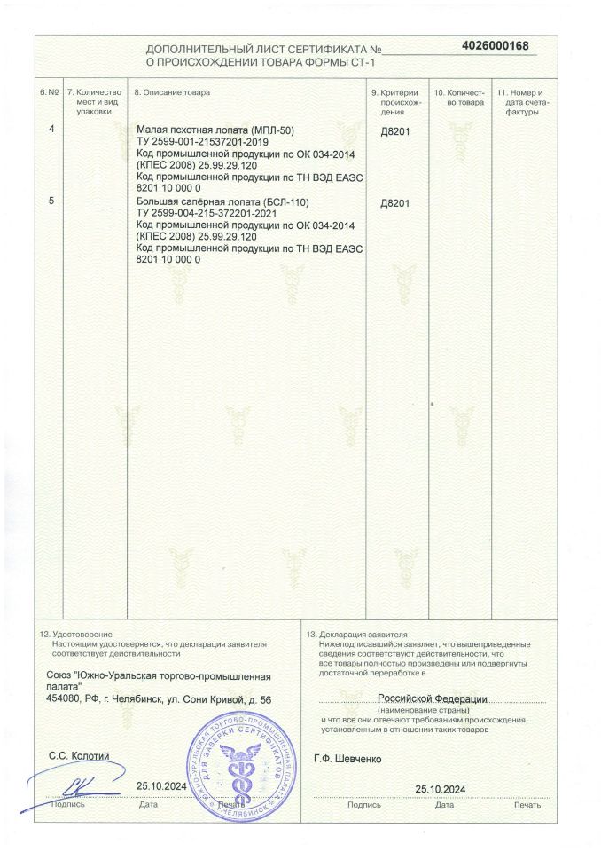 ООО «МЛШЗ» внесено в реестр Государственной информационной системы промышленности (ГИСП) до 30.10.2027 ссылка https://gisp.gov.ru/company-catalog/company/20075354/