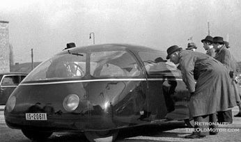 Schlorwagen from 1939 first autobahns were being open