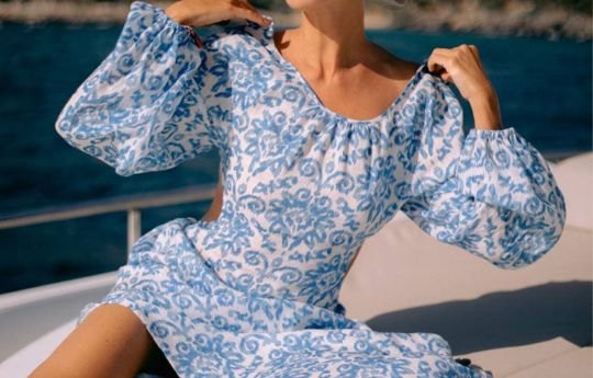 сток итальянских плательных тканей