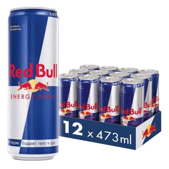 Энергетический напиток Red Bull 0,473 л. ж/б