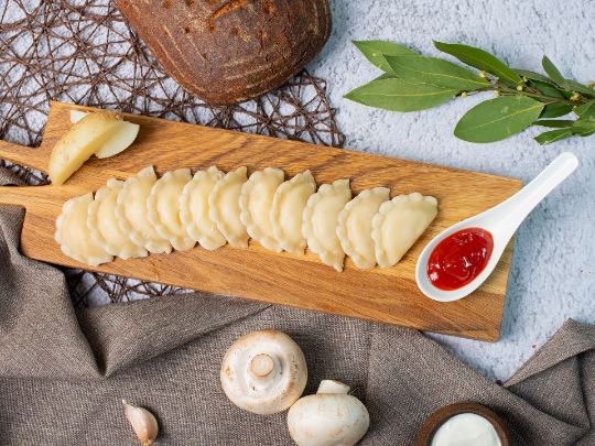 Вареники с картофелем и грибами