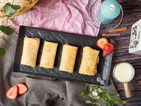 Блинчики со сгущенкой