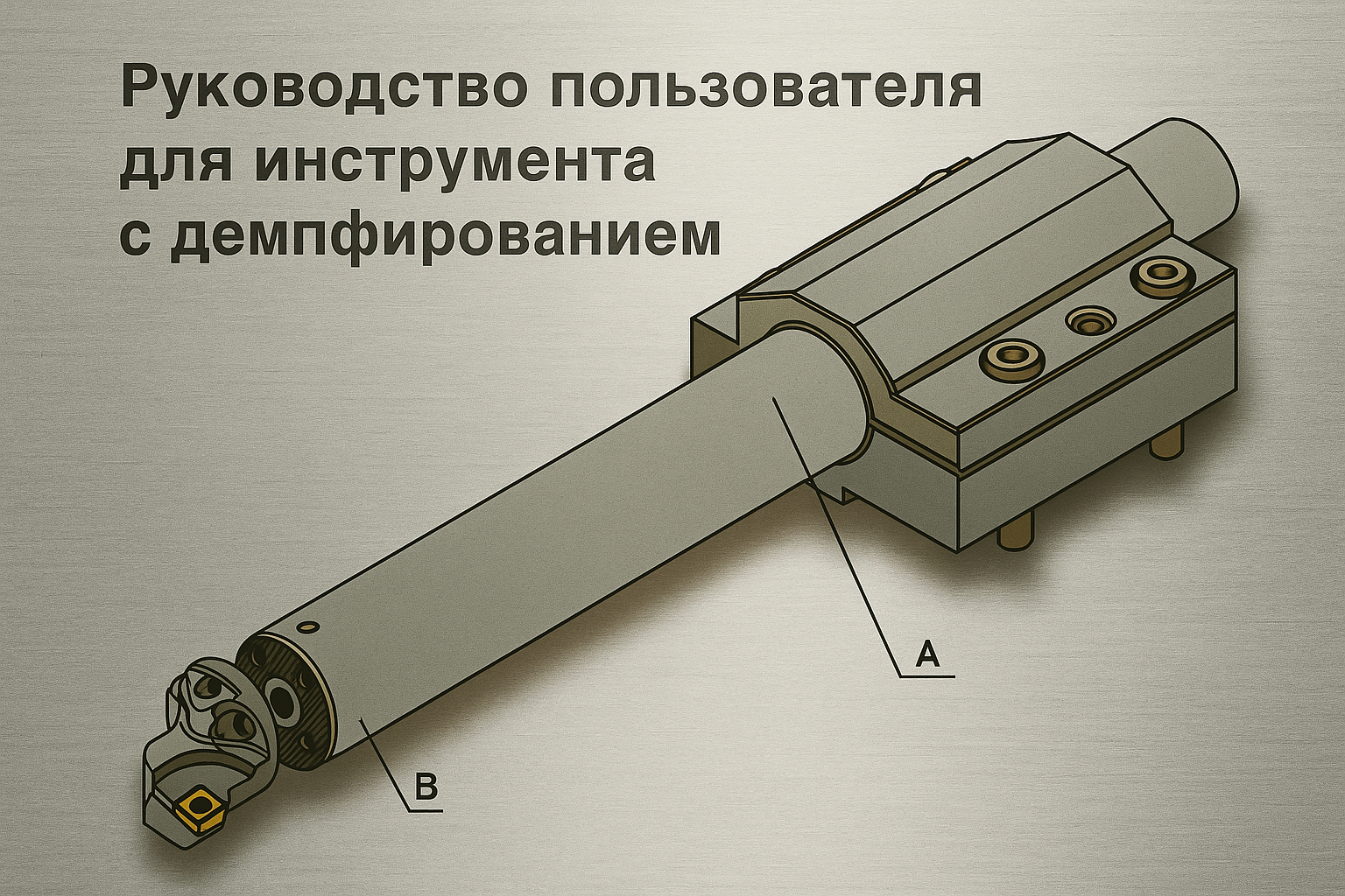 инструмент с демпфированием