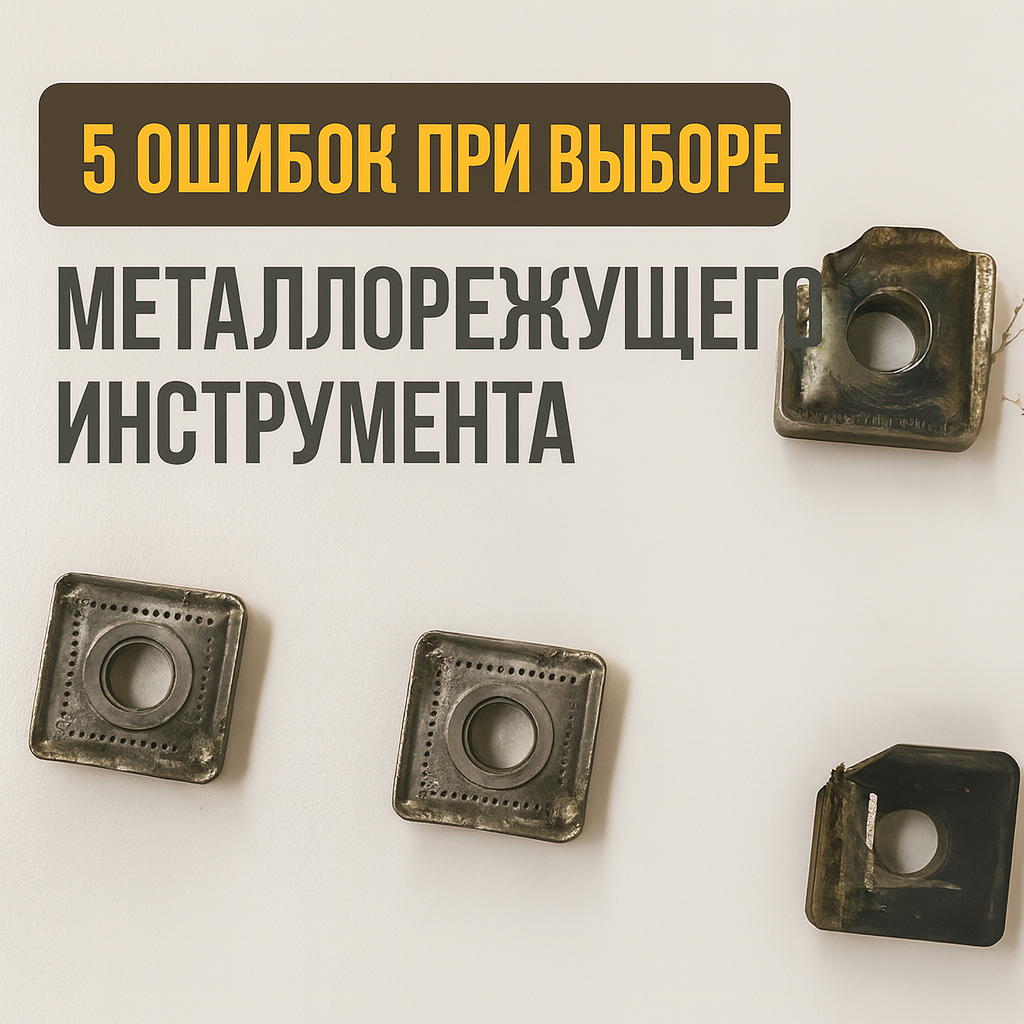 5 ошибок при выборе металлорежущего инструмента