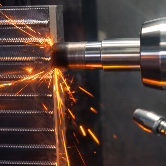 Испытания фрезы TXN с пластинами LNMU03 при высокопроизводительном фрезеровании стали