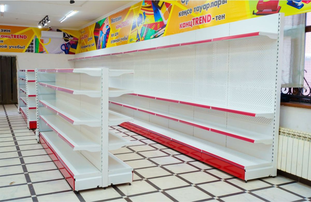 торговые металлические стеллажи