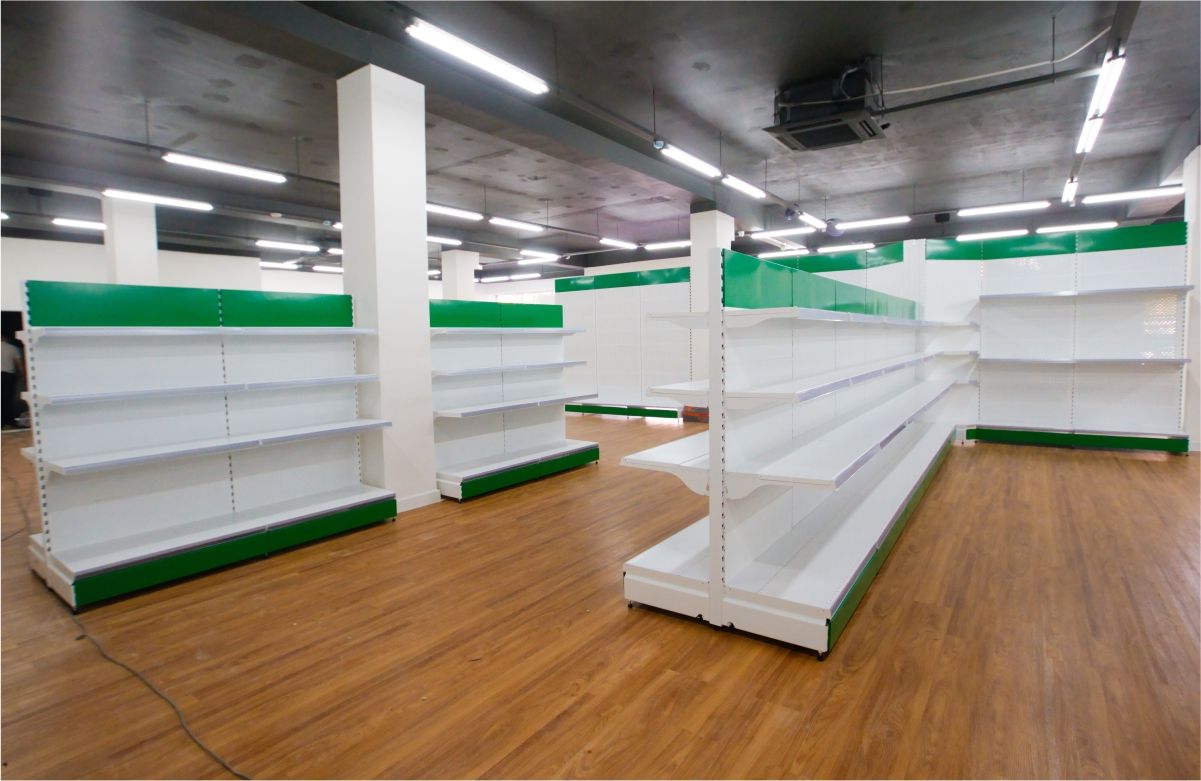 торговые металлические стеллажи