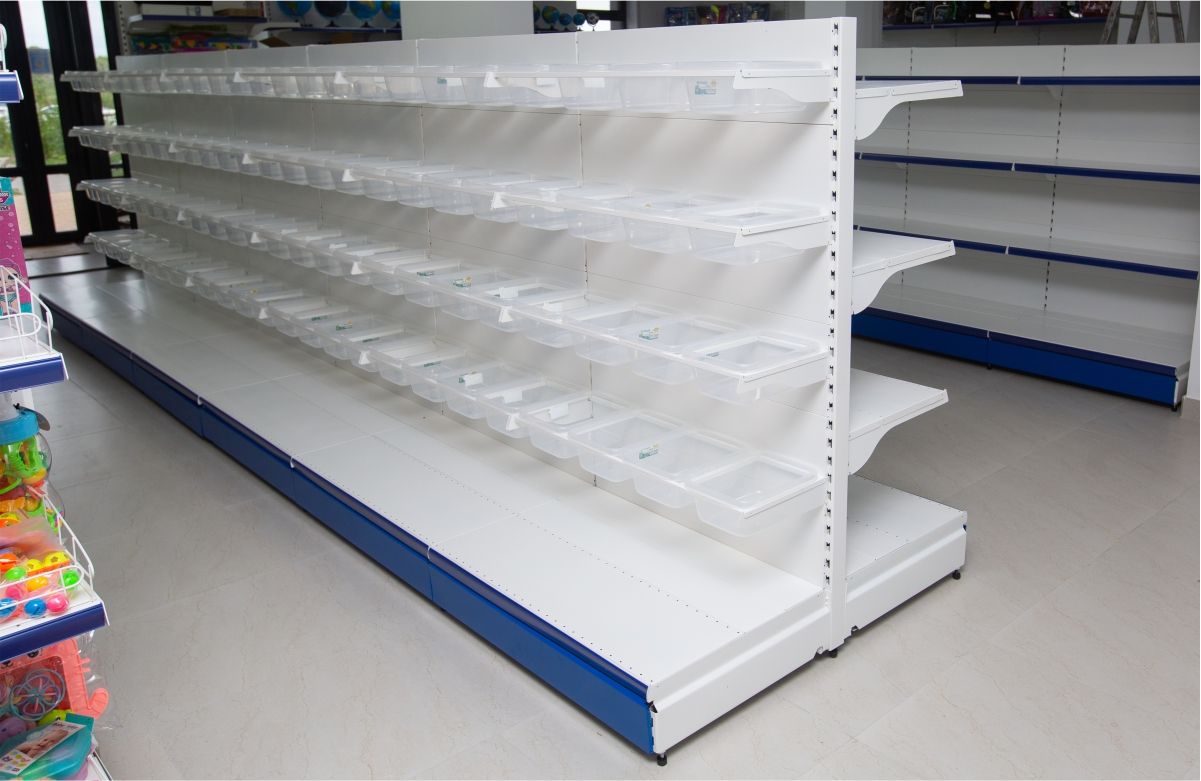 торговые металлические стеллажи