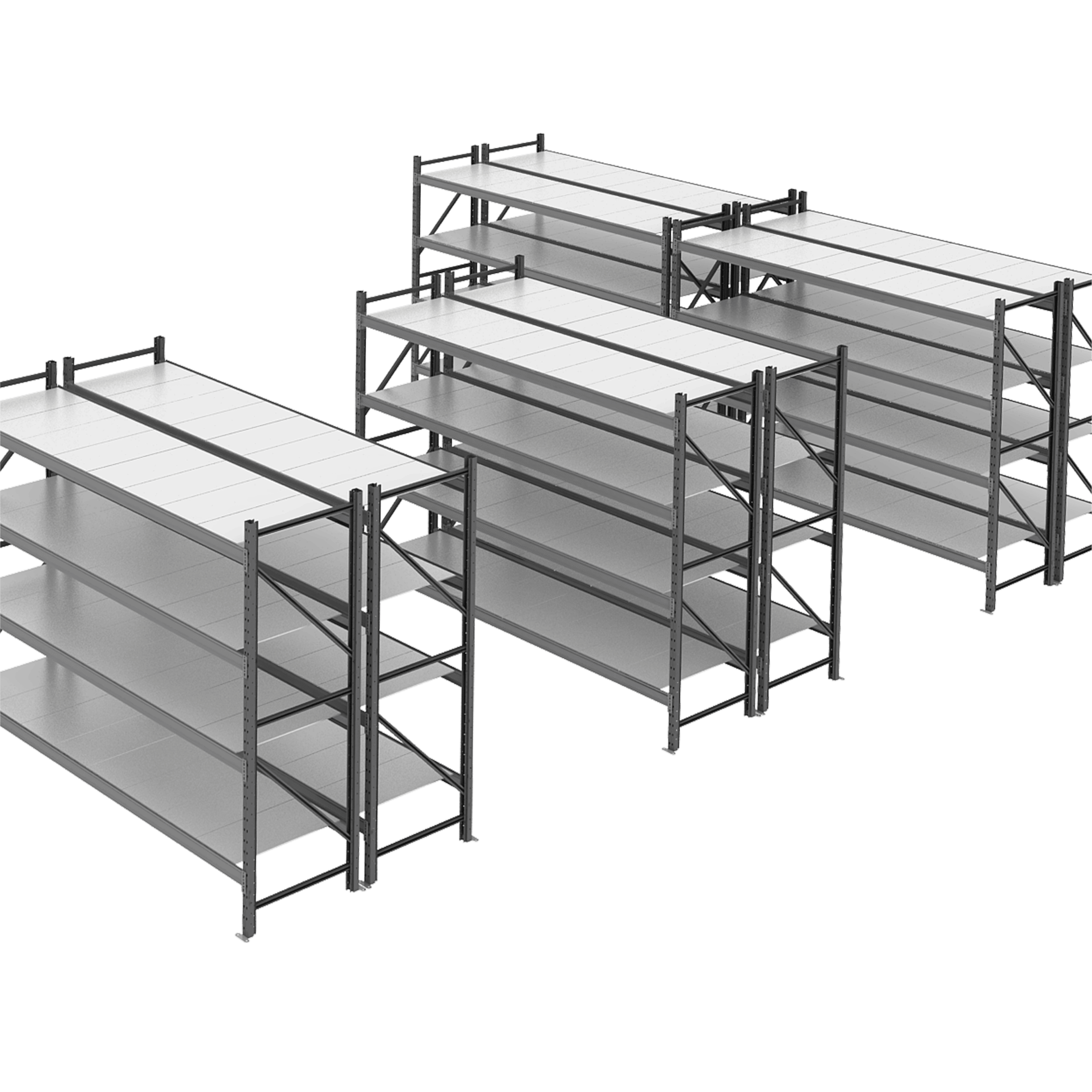 комплектация торгового стеллажа