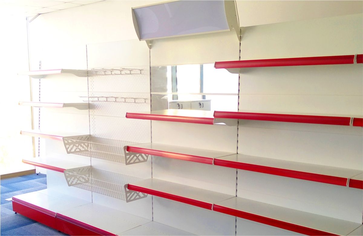 торговые металлические стеллажи