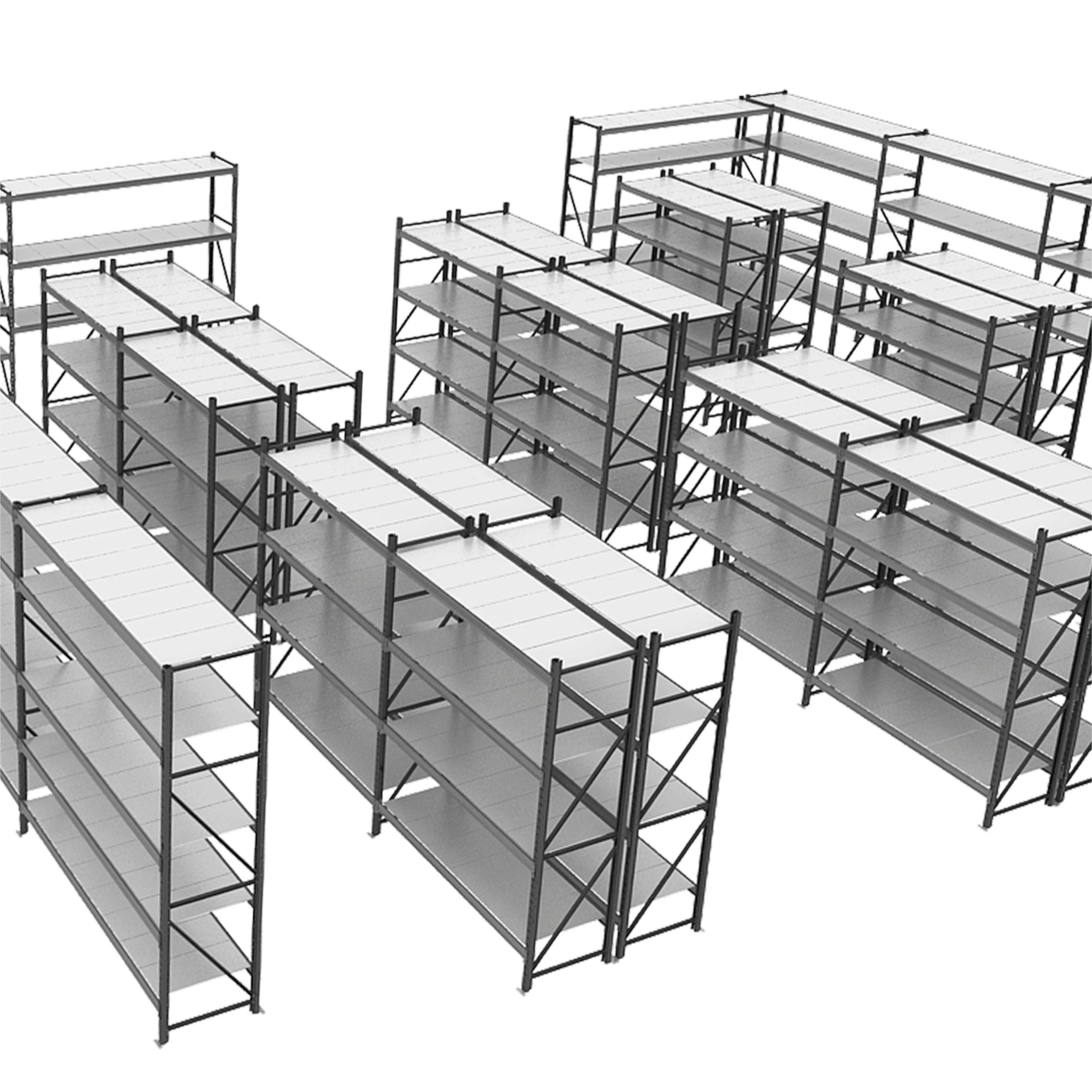 комплектация торгового стеллажа