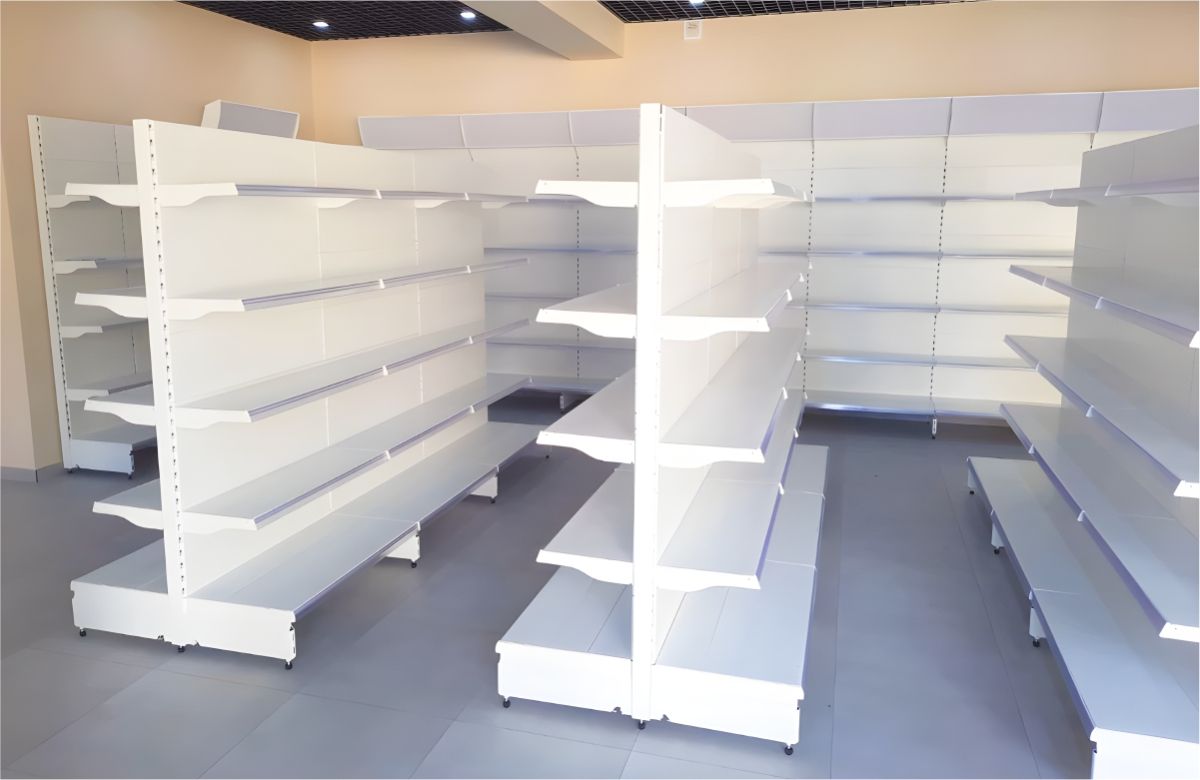 торговые металлические стеллажи