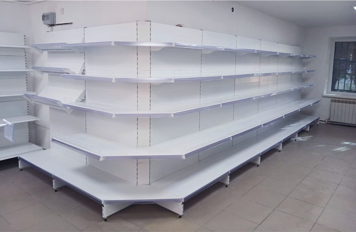 торговые металлические стеллажи