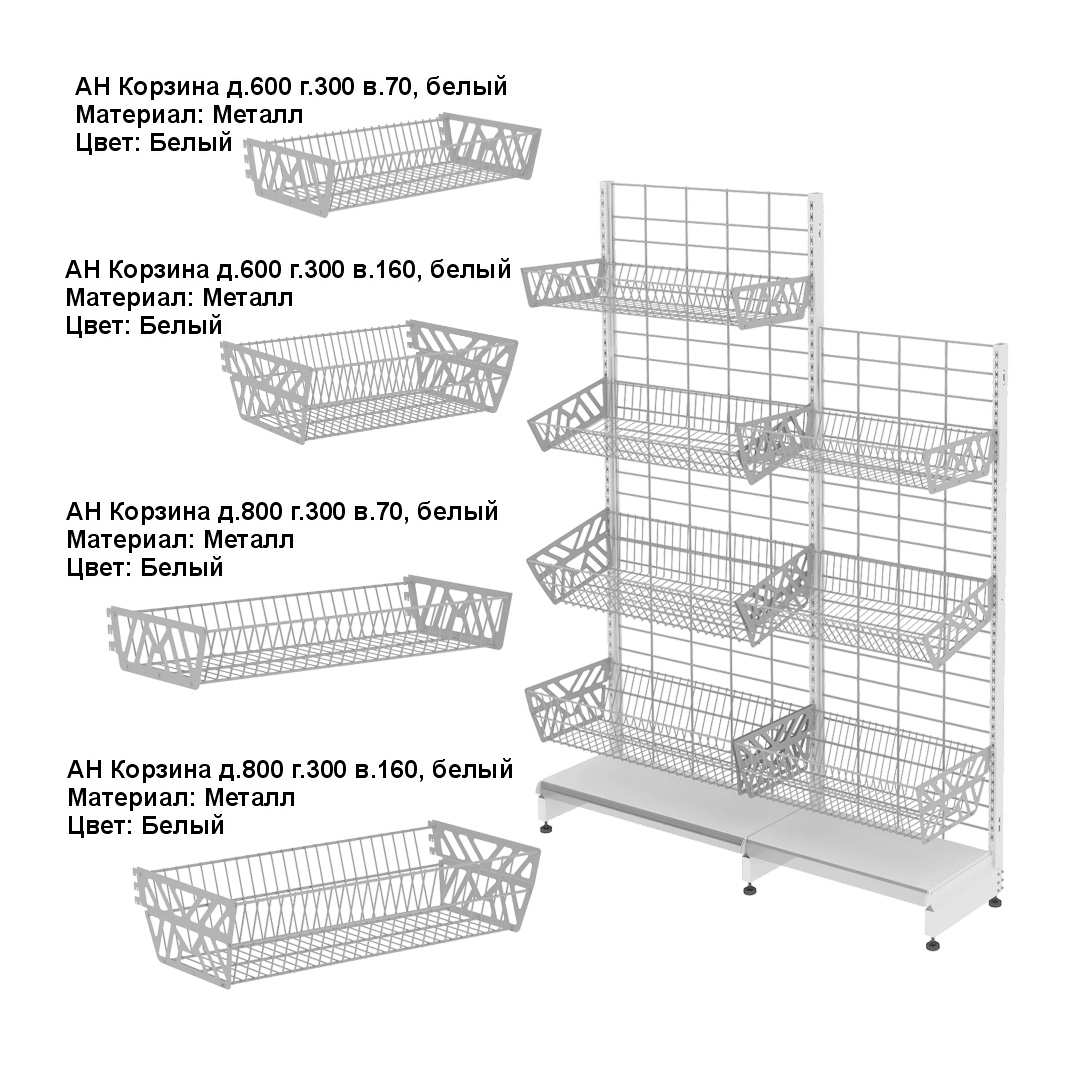 Металлические корзины