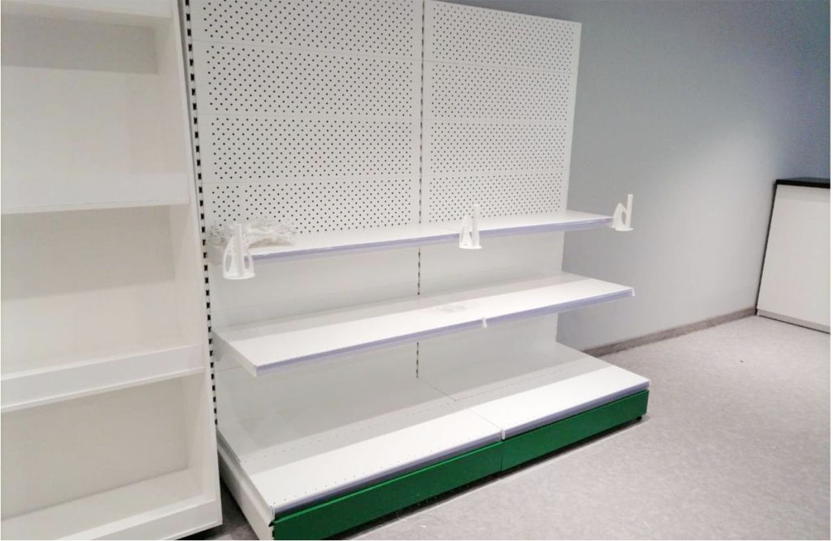 торговые металлические стеллажи